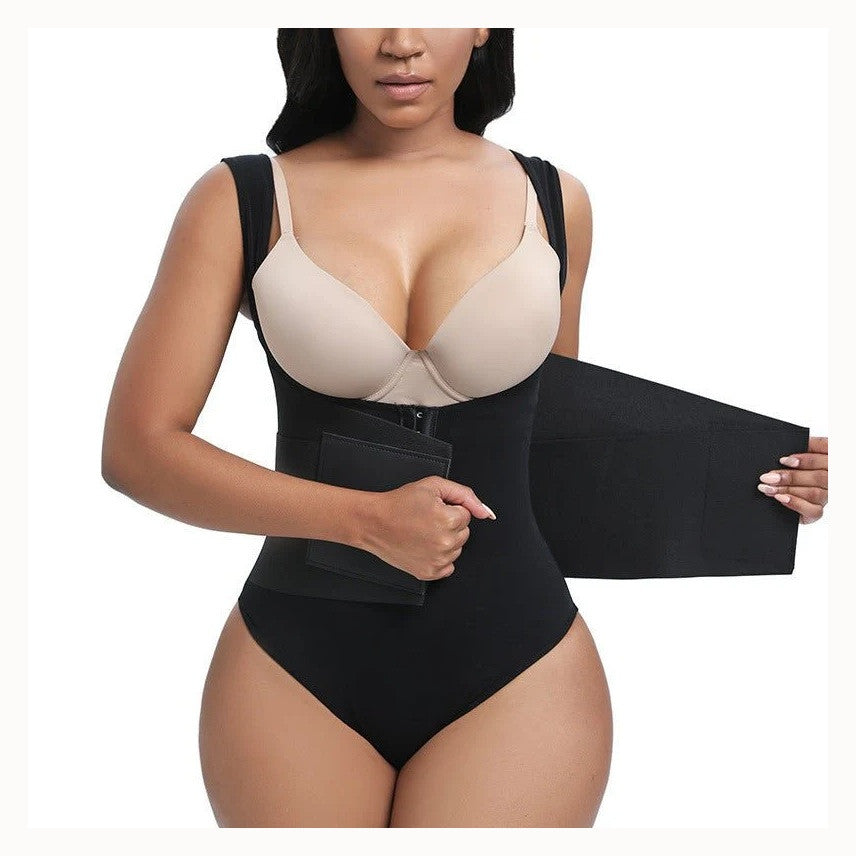 Women's Full Coverage Waist Cincher with Front Hook Closure