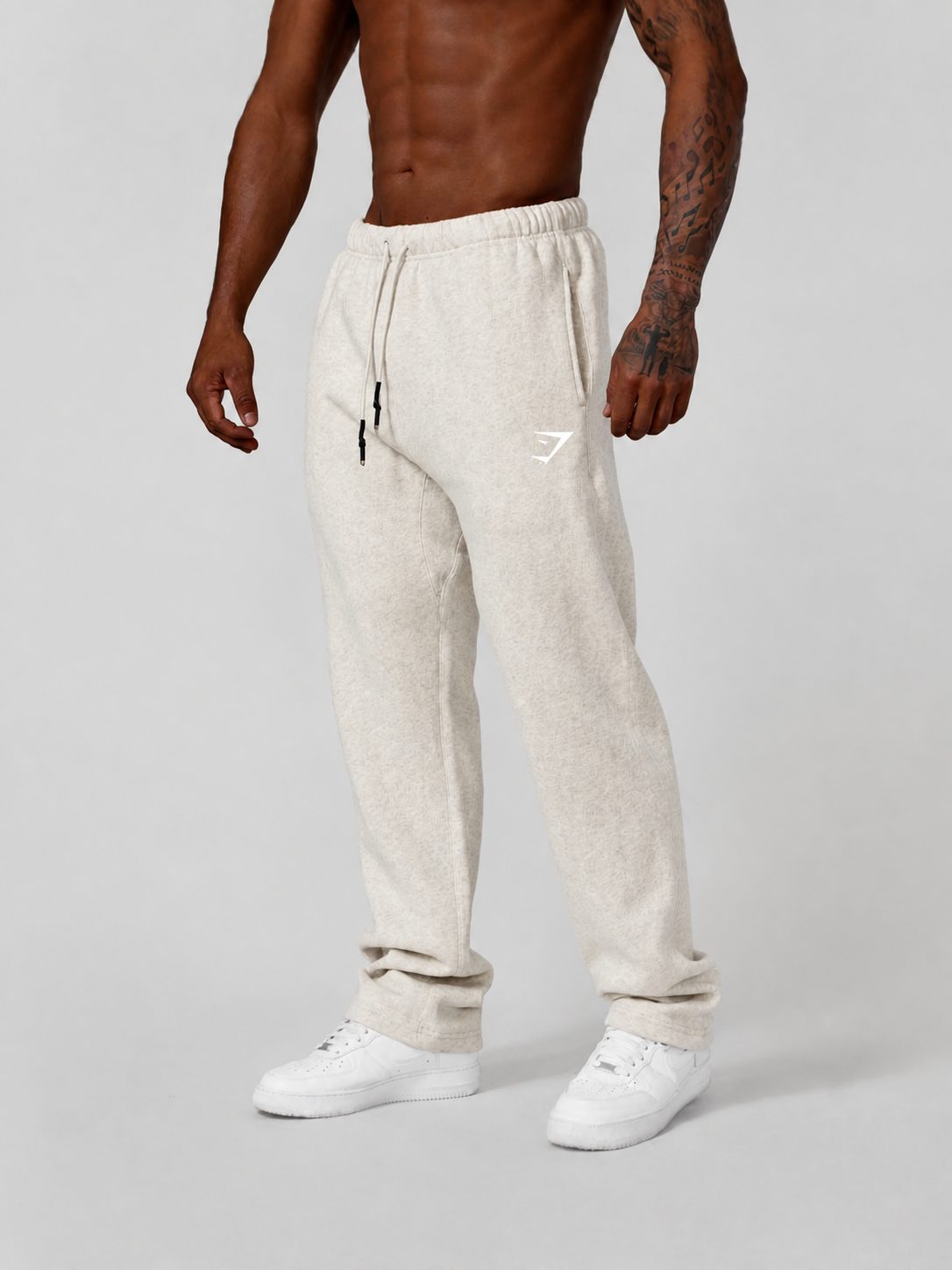 Men's Straight Leg Jogger Sweatpants with Drawstring Waist