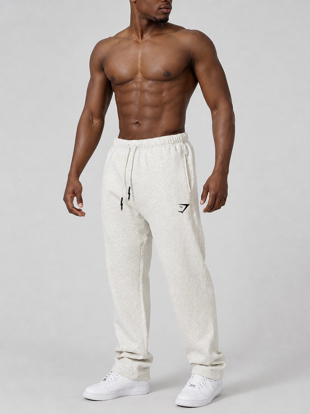 Men's Straight Leg Jogger Sweatpants with Drawstring Waist