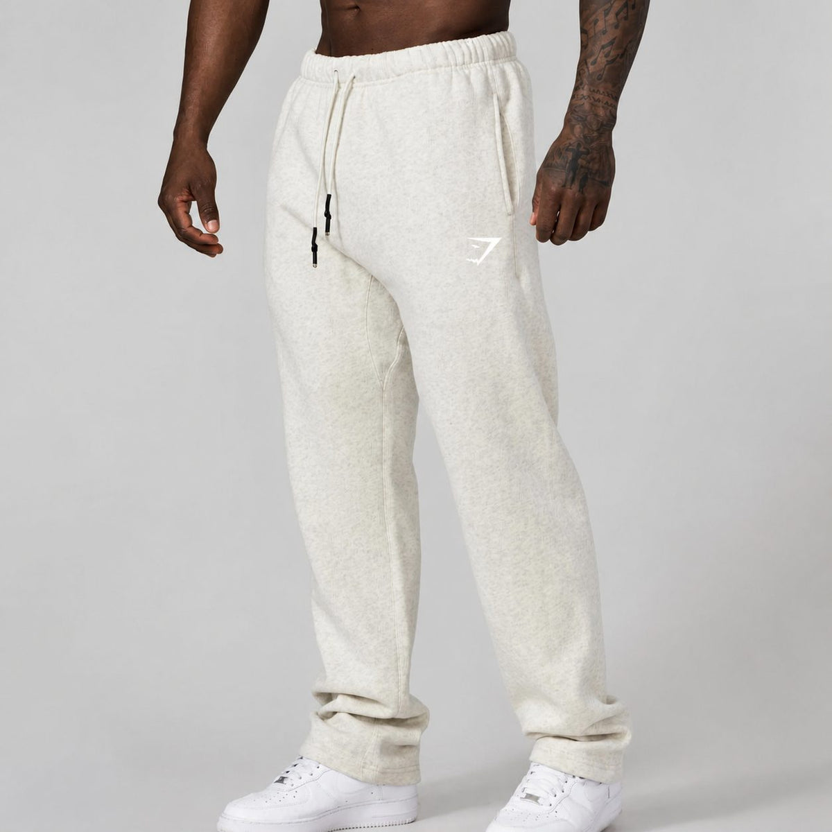 Men's Straight Leg Jogger Sweatpants with Drawstring Waist
