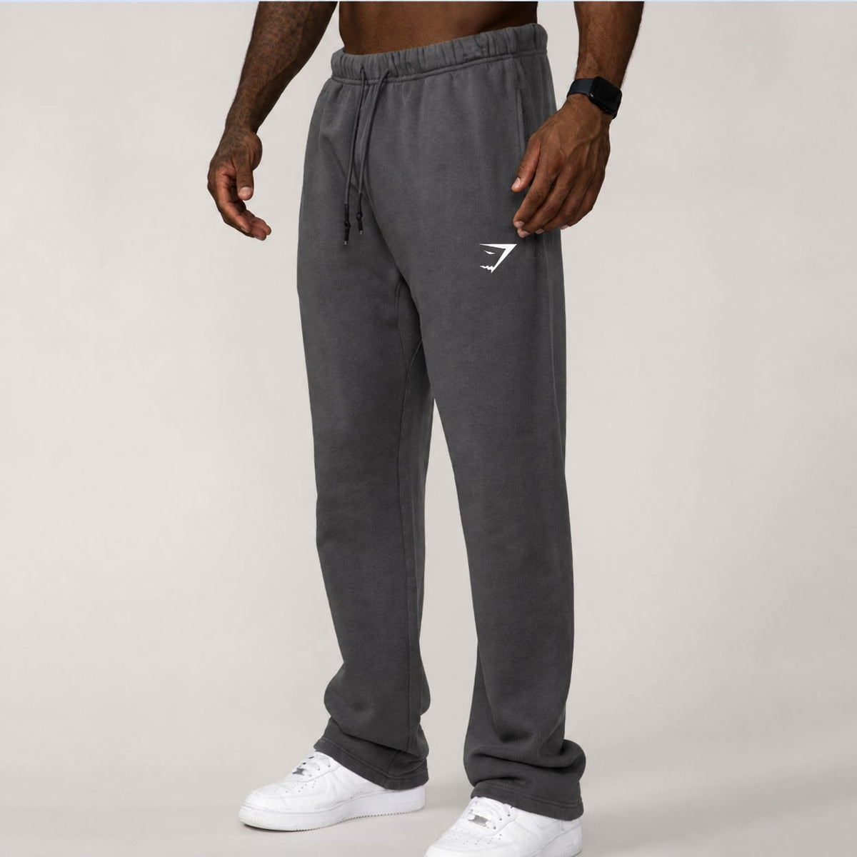 Men's Straight Leg Jogger Sweatpants with Drawstring Waist