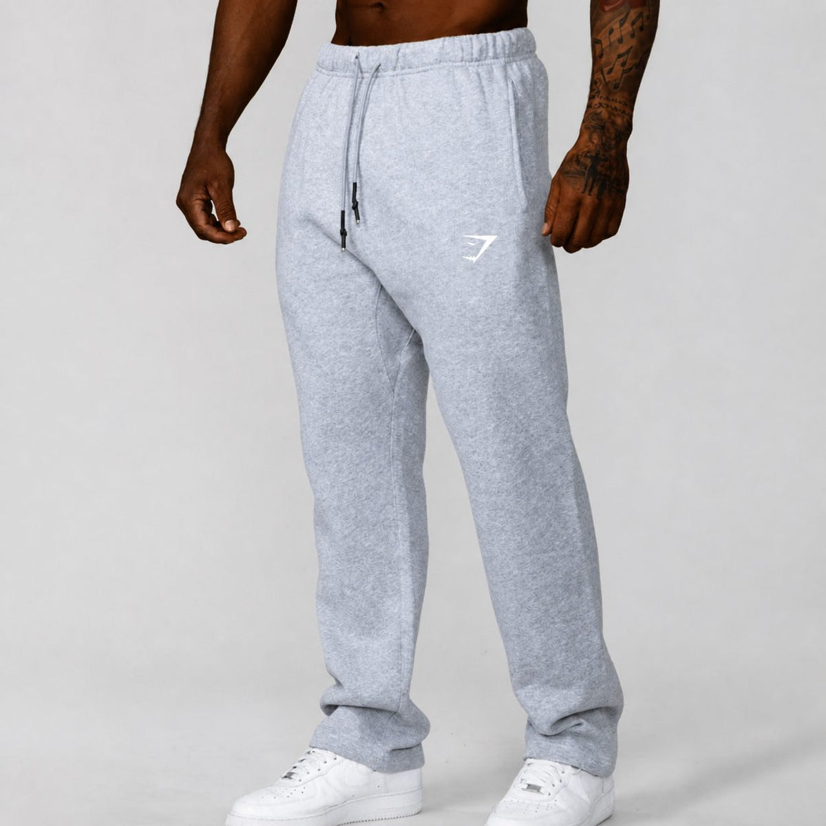Men's Straight Leg Jogger Sweatpants with Drawstring Waist