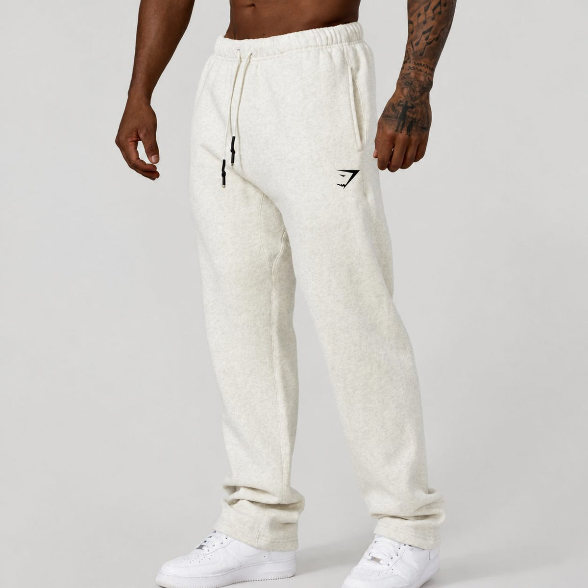 Men's Straight Leg Jogger Sweatpants with Drawstring Waist