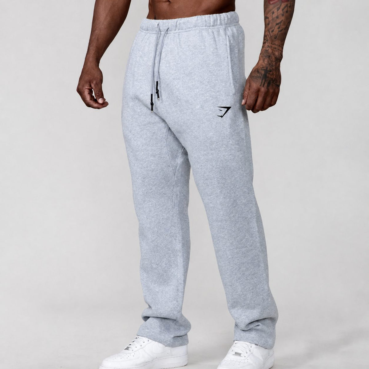 Men's Straight Leg Jogger Sweatpants with Drawstring Waist