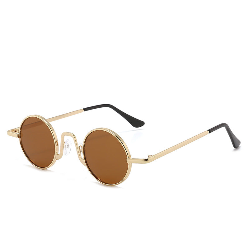 Round Frame Sunglasses With Urban Edge For City Style And Small Frame Chic And Premium Timeless Allure