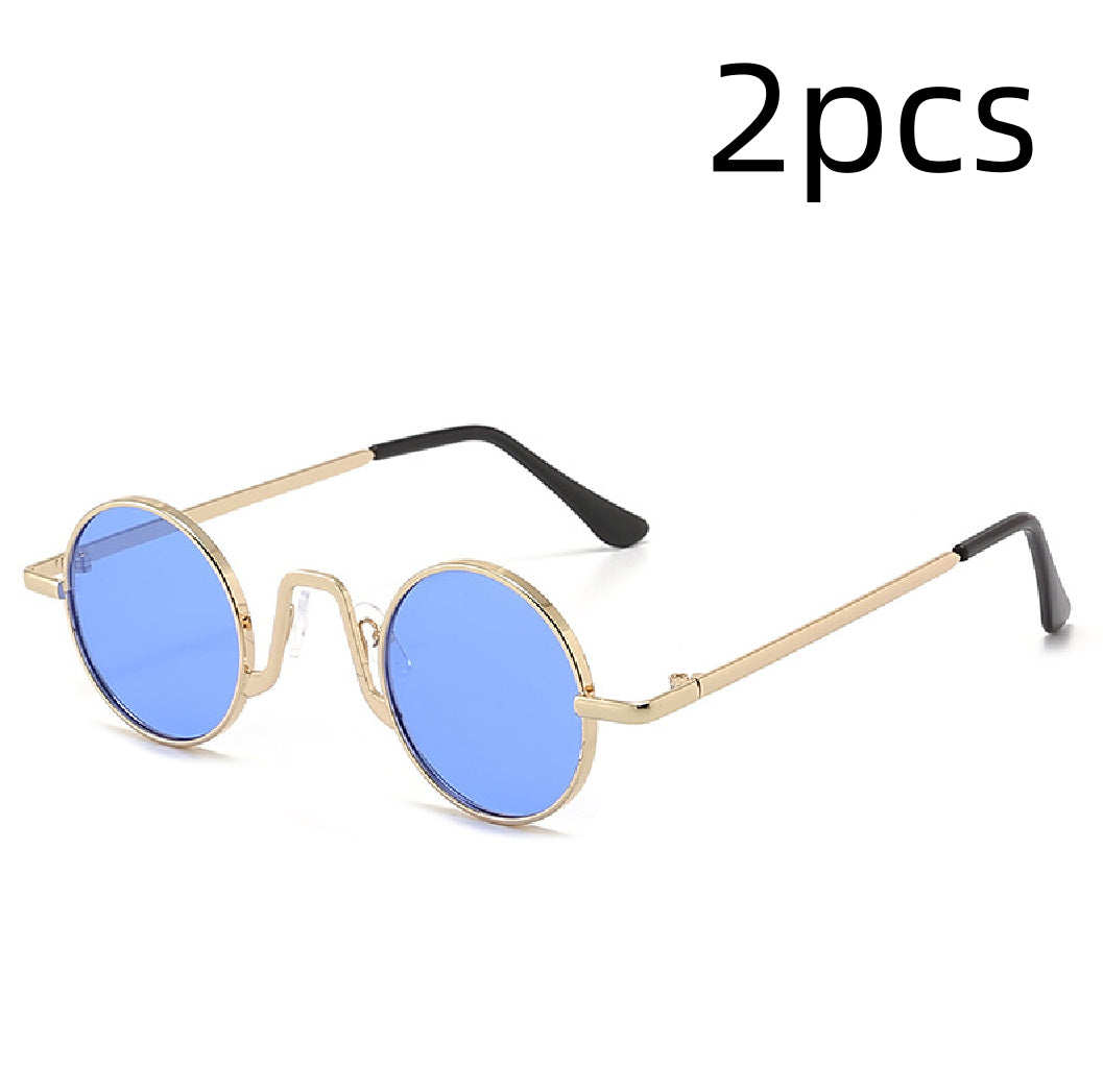 Round Frame Sunglasses With Urban Edge For City Style And Small Frame Chic And Premium Timeless Allure
