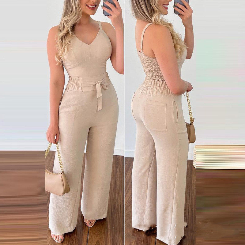 Timeless Prestige Camisole And Straight Pants Set For Women Sophisticated Everyday Ensemble