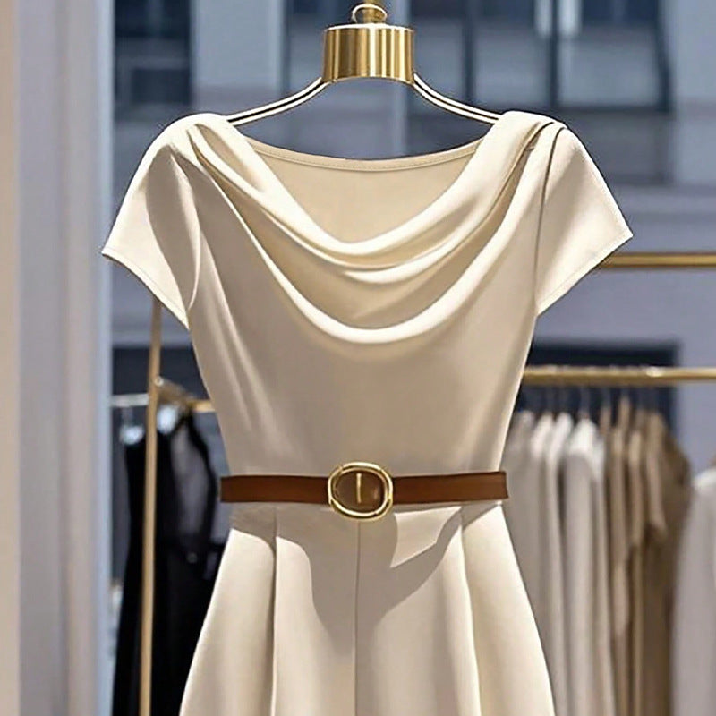 Elegant European Jumpsuit With Mid Waist And Wide Leg For Polished Everyday Wear