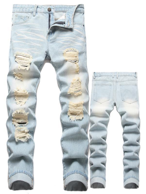 Apex Zippered Slim Jeans For Men