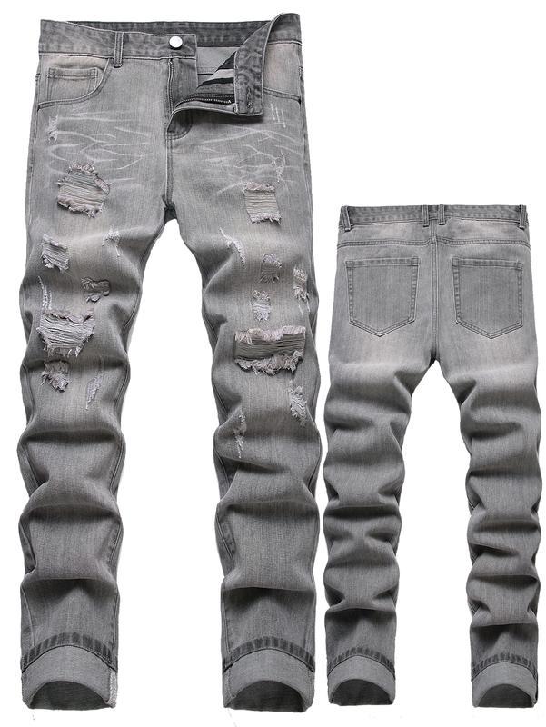 Apex Zippered Slim Jeans For Men