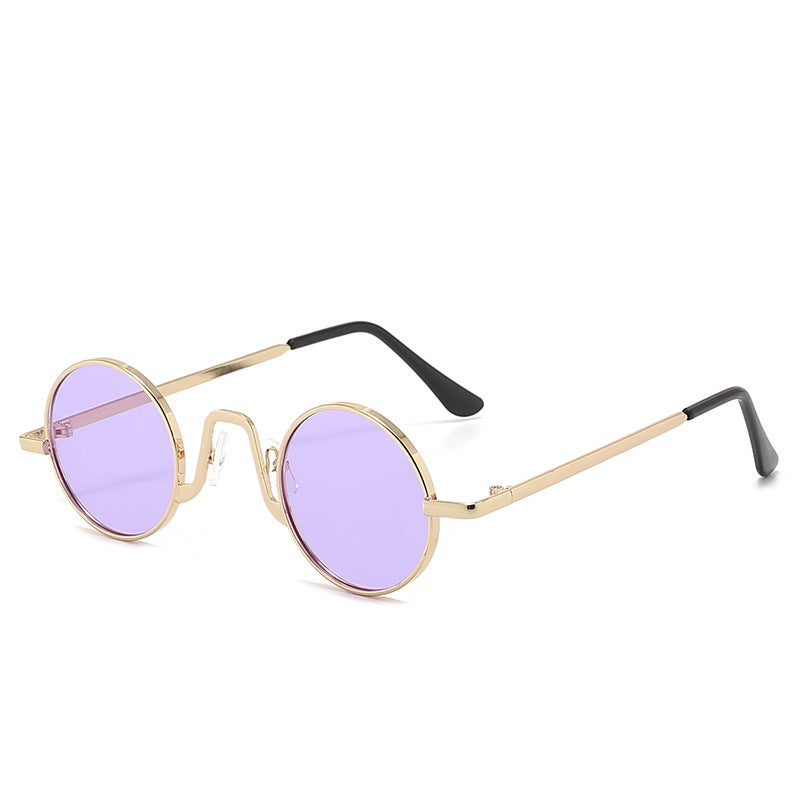 Round Frame Sunglasses With Urban Edge For City Style And Small Frame Chic And Premium Timeless Allure