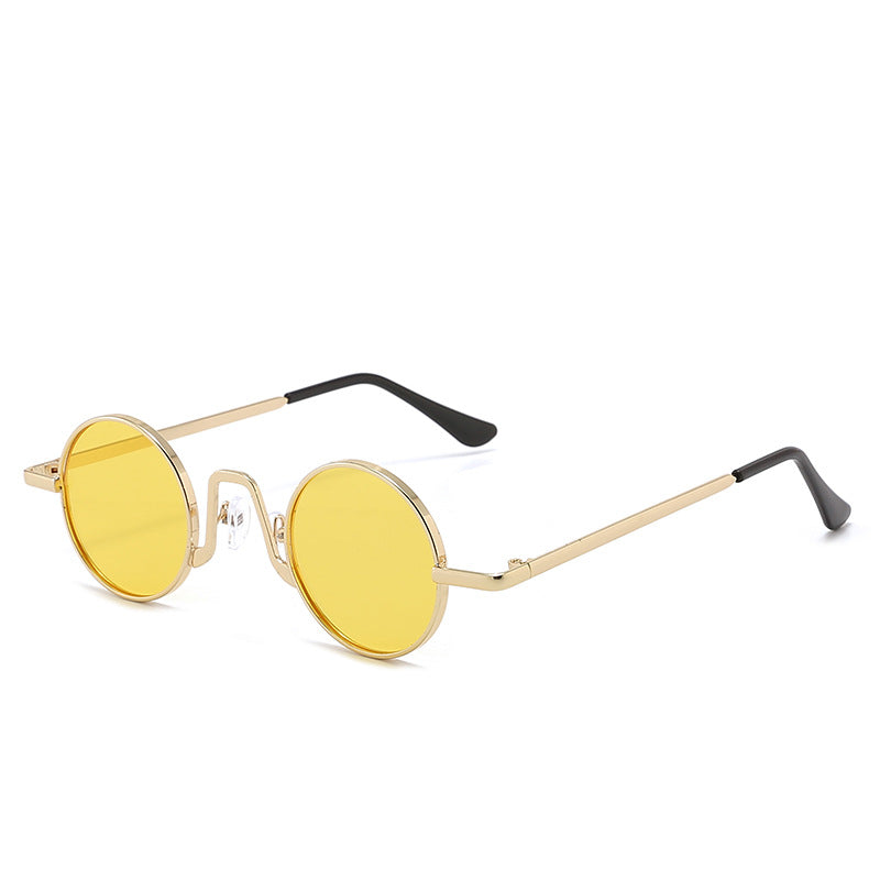 Round Frame Sunglasses With Urban Edge For City Style And Small Frame Chic And Premium Timeless Allure