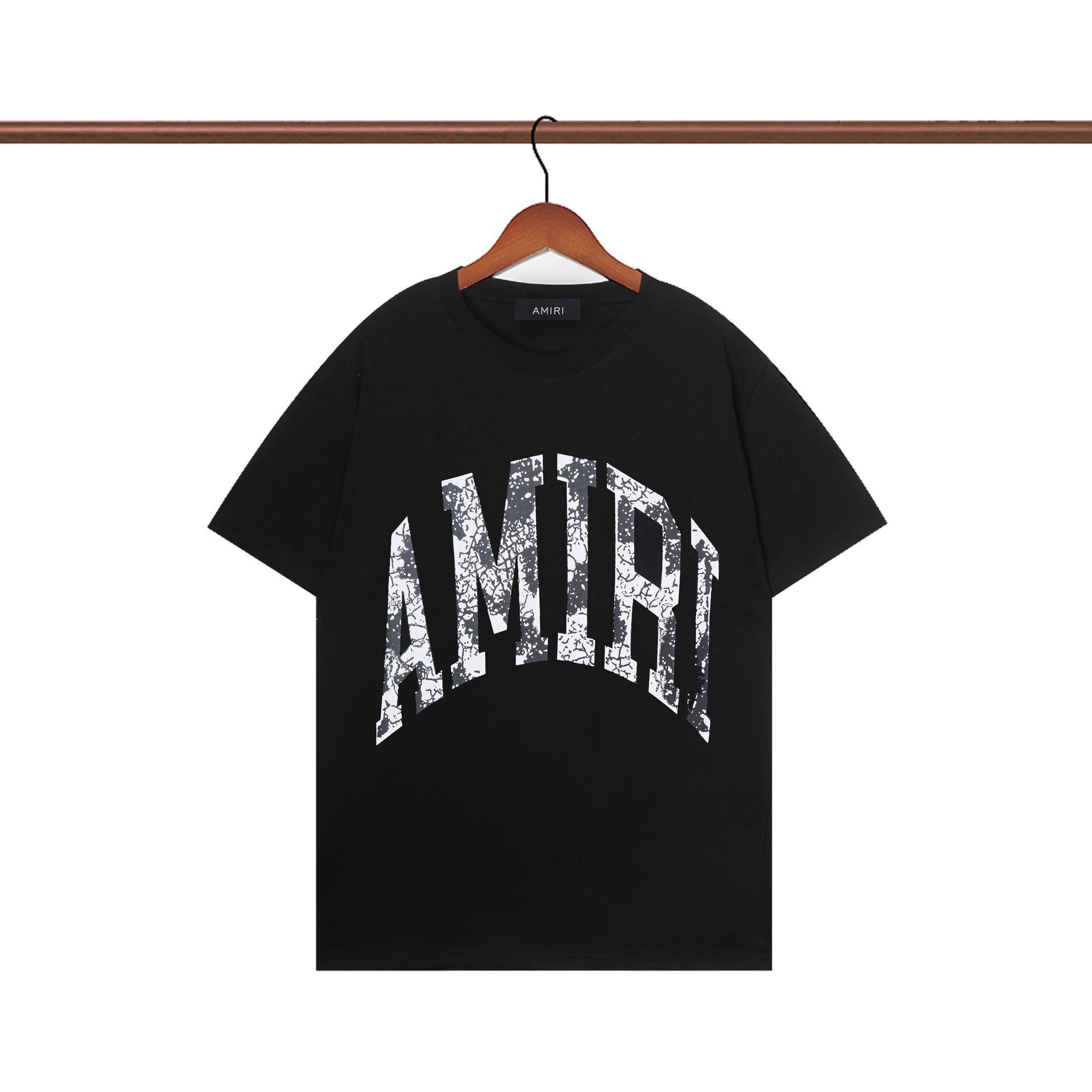 Monogram Logo Front Back Crewneck Tee