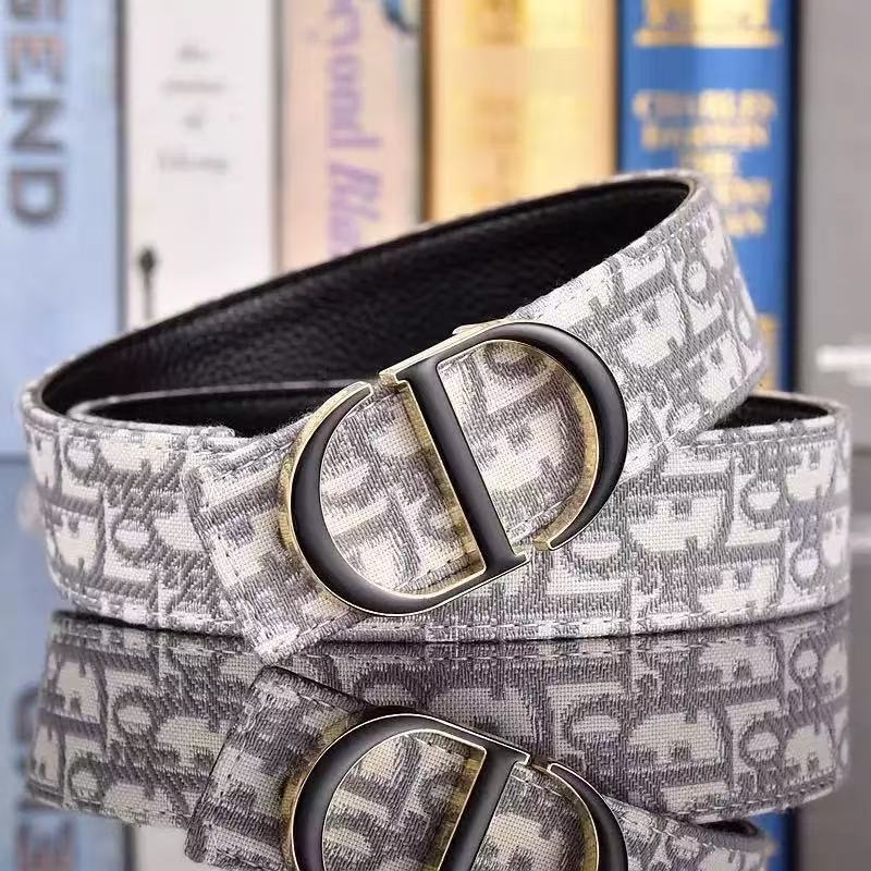 Figure Eight Buckle Belt For Men Premium Interlocking Ring Belt With Sleek Craftsmanship