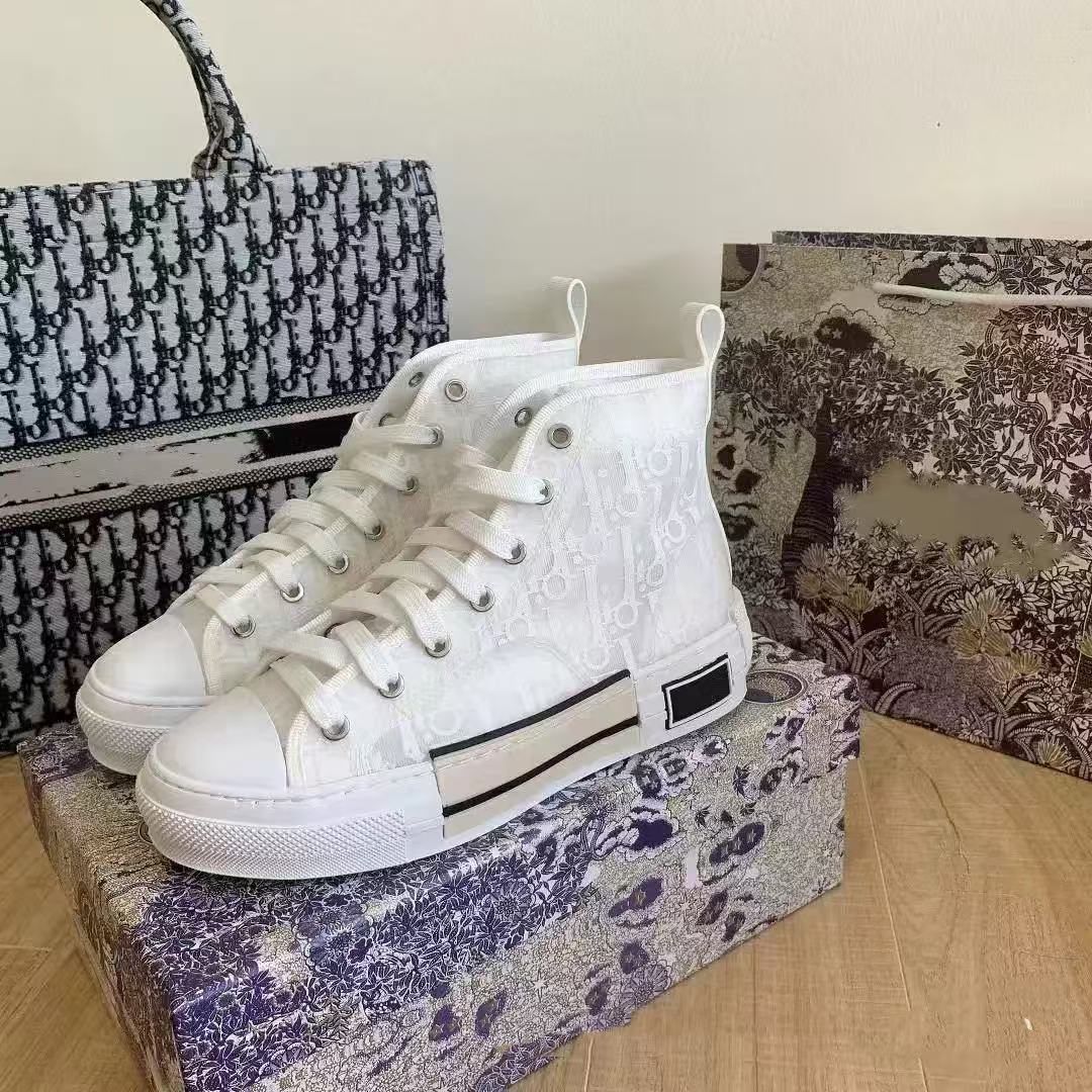 Unisex 2025 spring summer new mesh letter high top casual and versatile little white shoes women's canvas sneakers