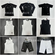 Sports tights, long and short sleeves, breathable, running, fitness, football, basketball training, base fast, dry, high elasticity