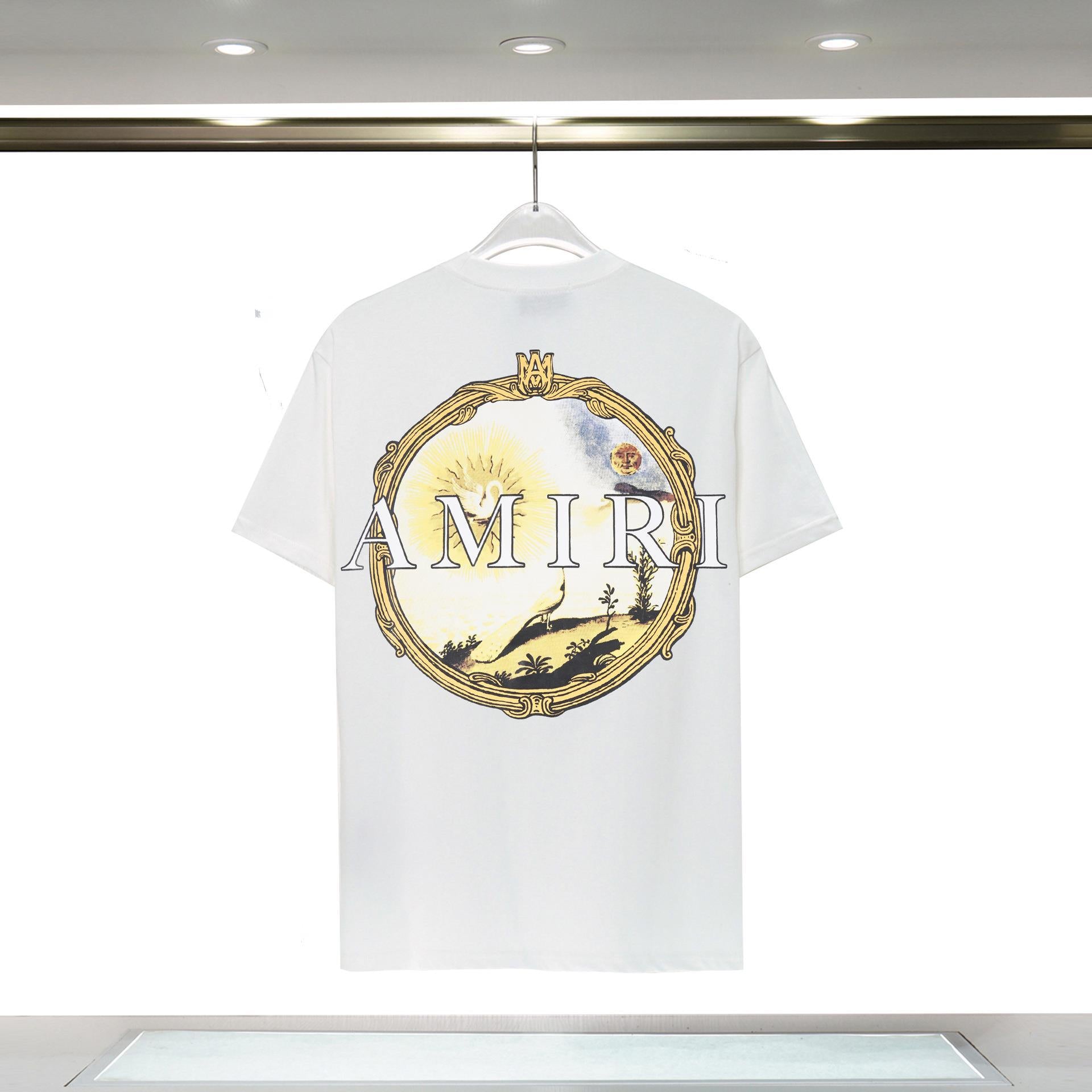 Monogram Logo Front Back Crewneck Tee