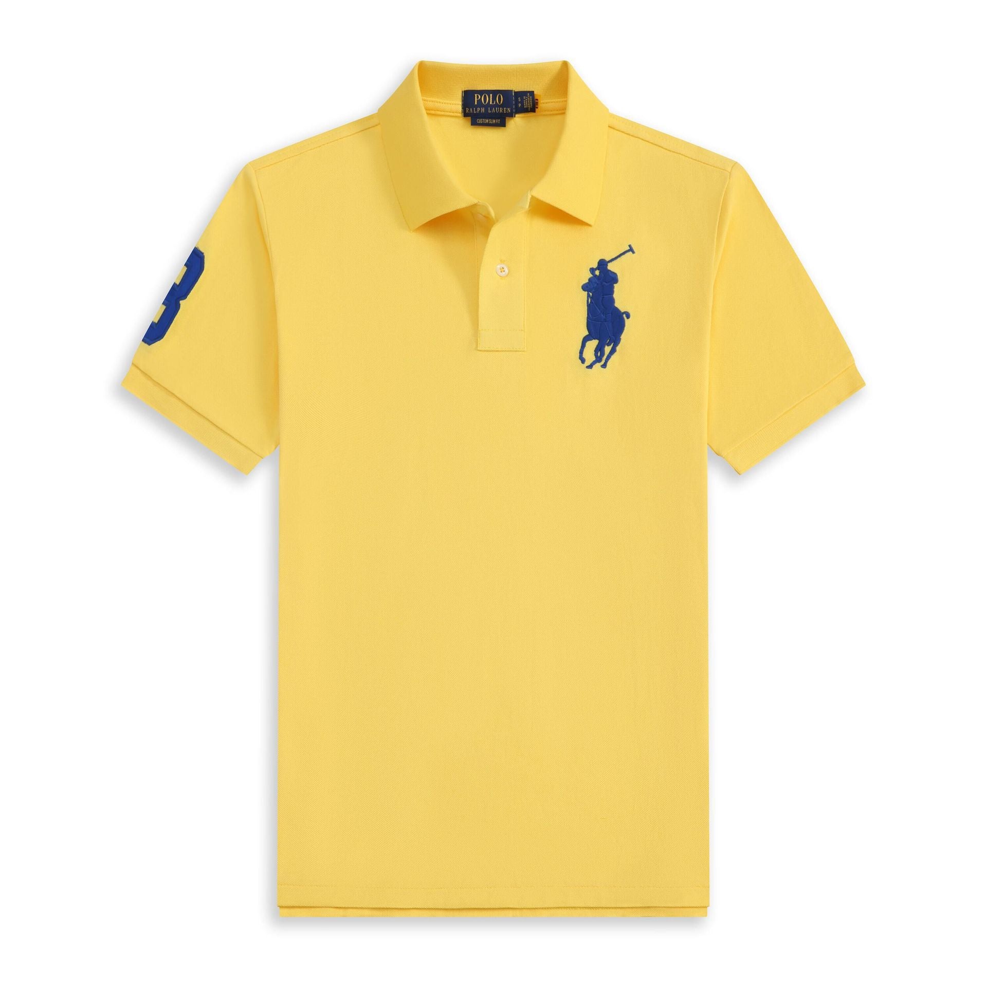 Embroidered Crest Polo Shirt With Short Sleeves