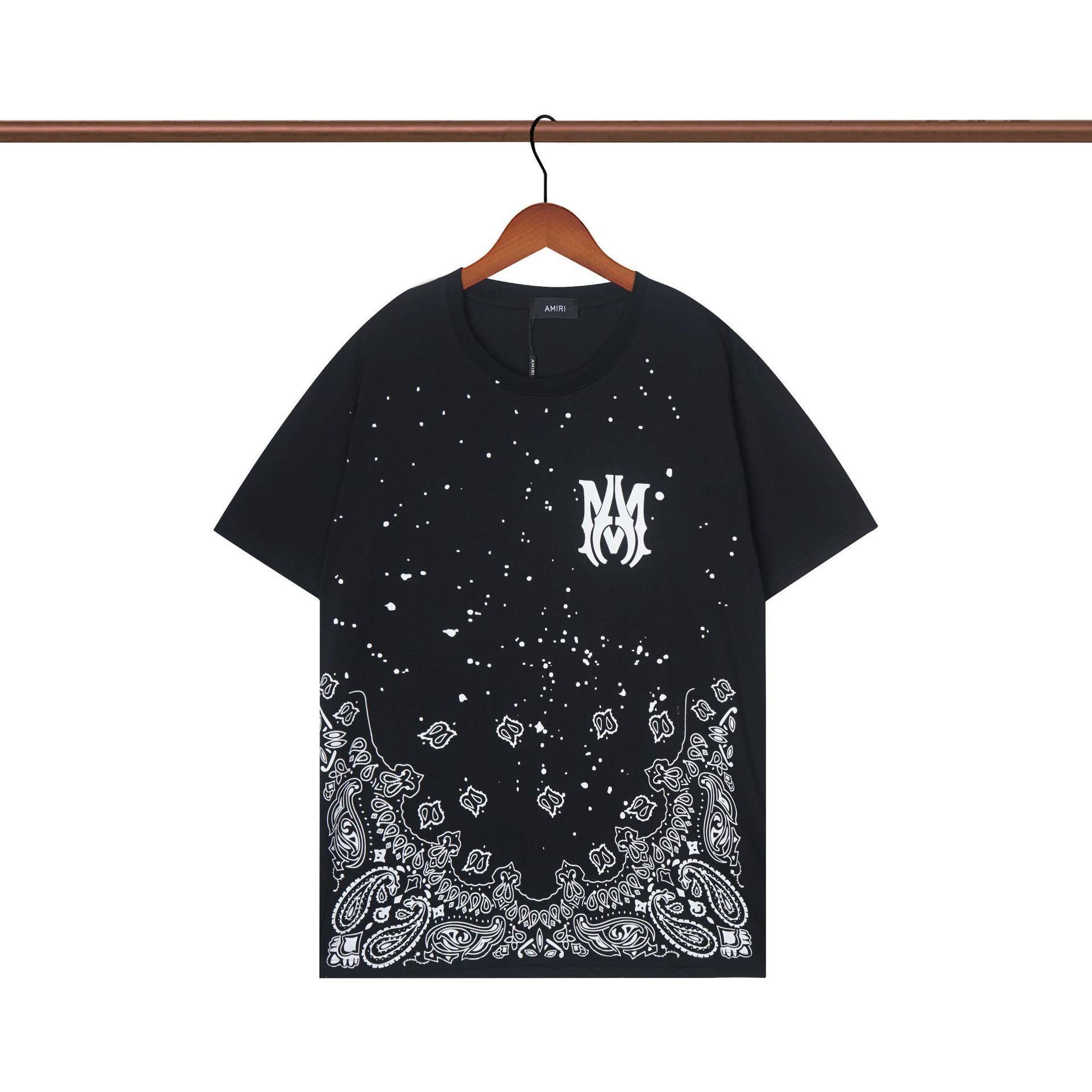 Monogram Logo Front Back Crewneck Tee