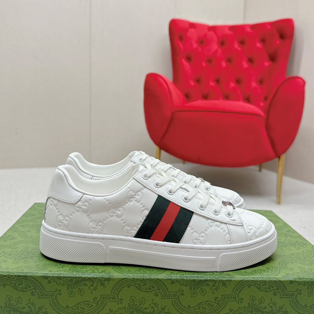 Luxe Pace Sneaker With Bee Embroidery