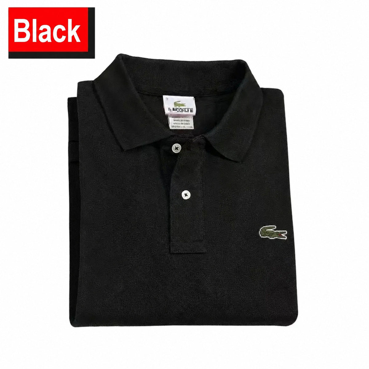 Men's Short Sleeve Polo Shirt with Button Placket