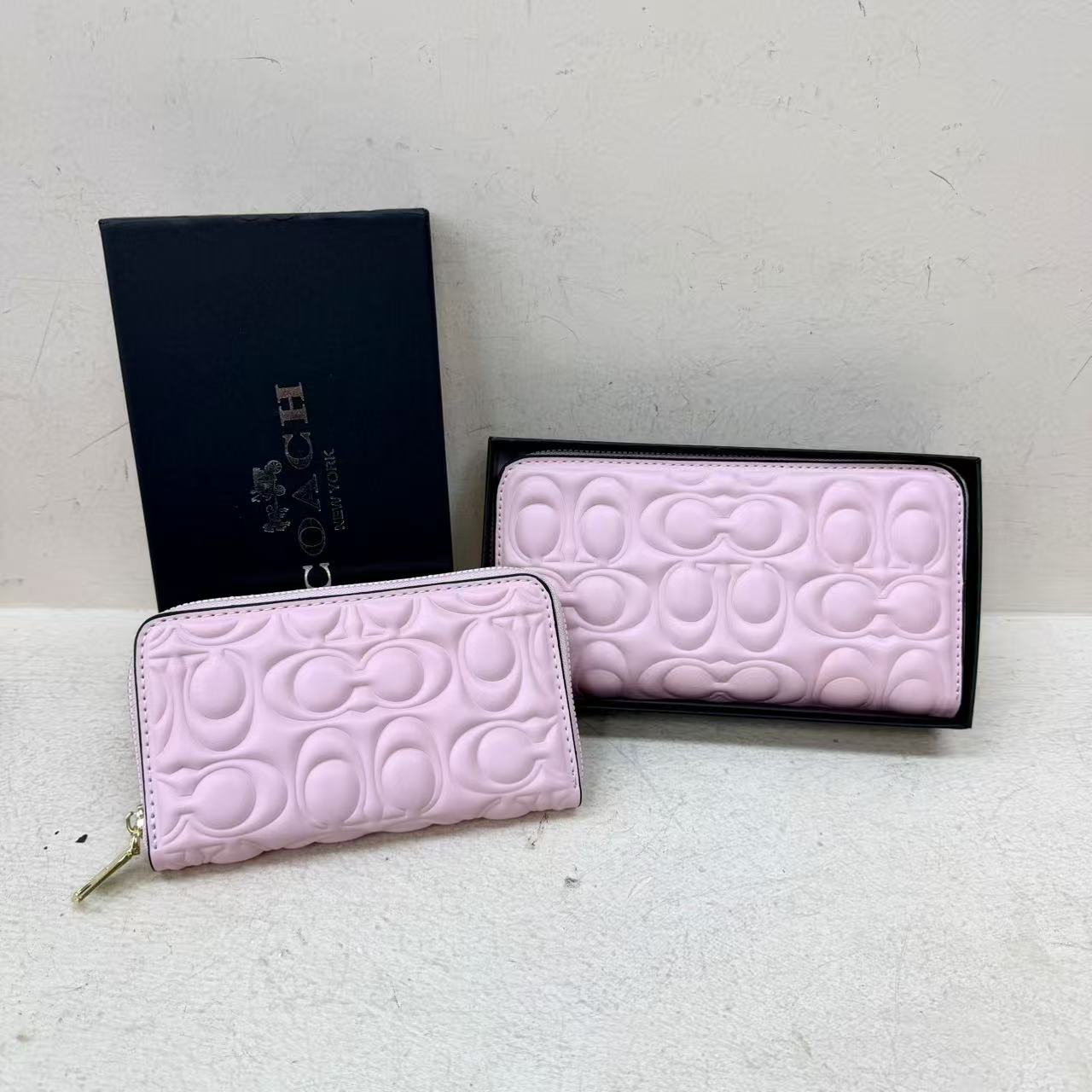 Luxe Circle Quilted Wallet Clutch Long Zippered Coin Purse For Women Fashionable Evening Bag