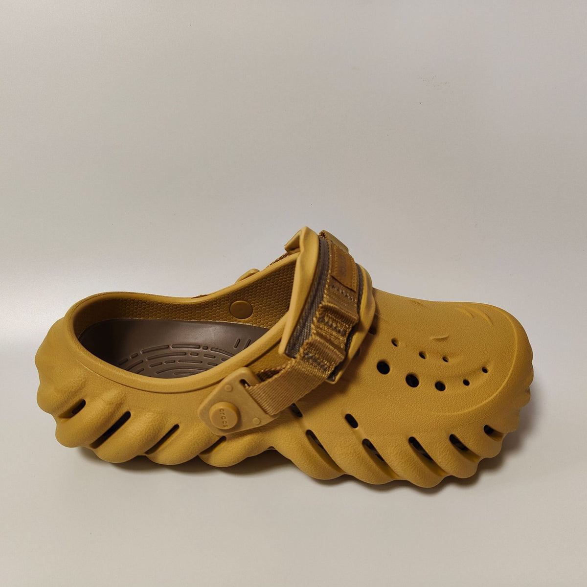 Perforated Clog Sandals with Adjustable Heel Strap