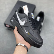 Putian High Quality AF1 Air Force One Valentine's Day White Hook Male and Female Couple Campus Versatile Heightened Athletic Board Shoes
