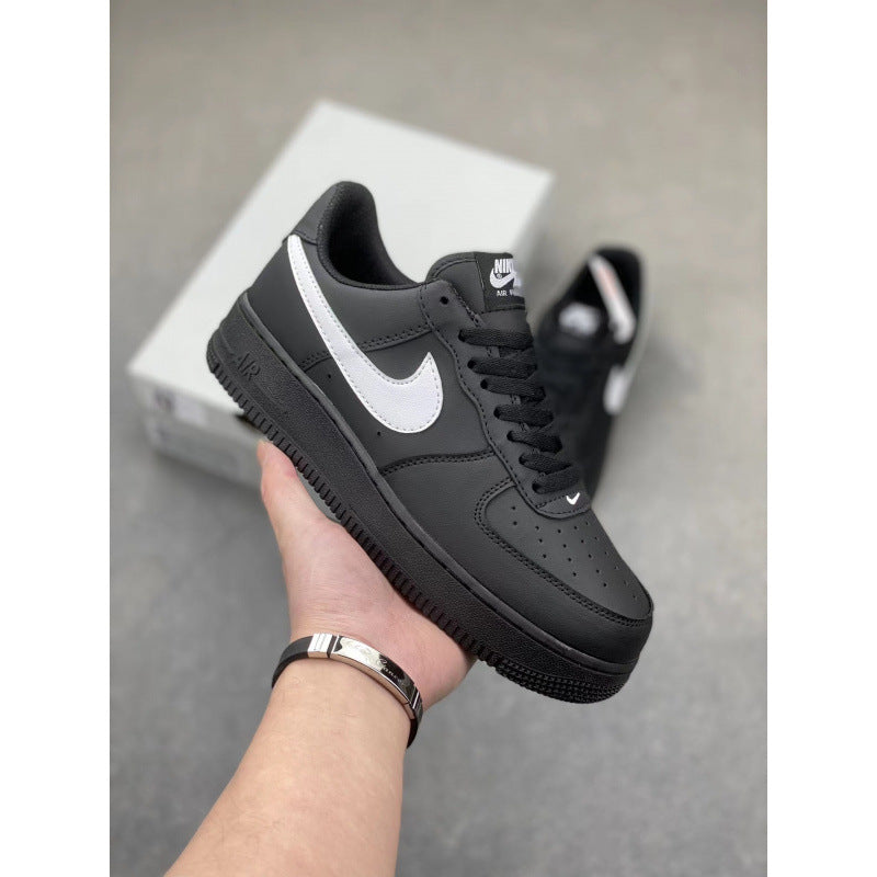 Putian High Quality AF1 Air Force One Valentine's Day White Hook Male and Female Couple Campus Versatile Heightened Athletic Board Shoes