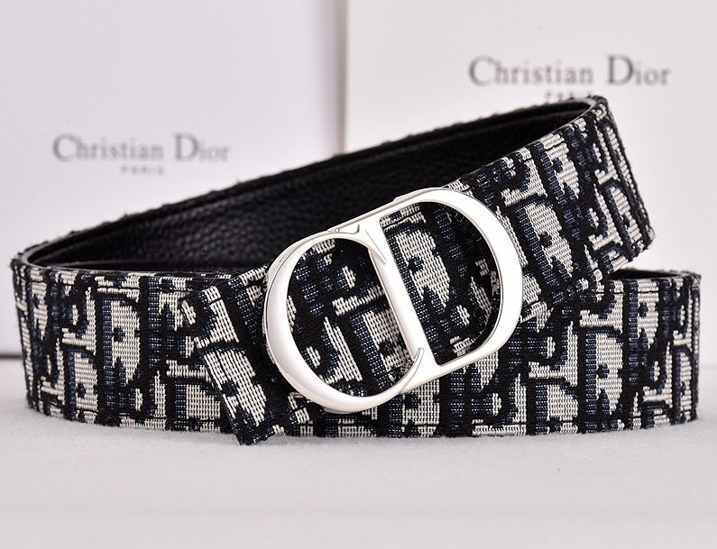 Figure Eight Buckle Belt For Men Premium Interlocking Ring Belt With Sleek Craftsmanship