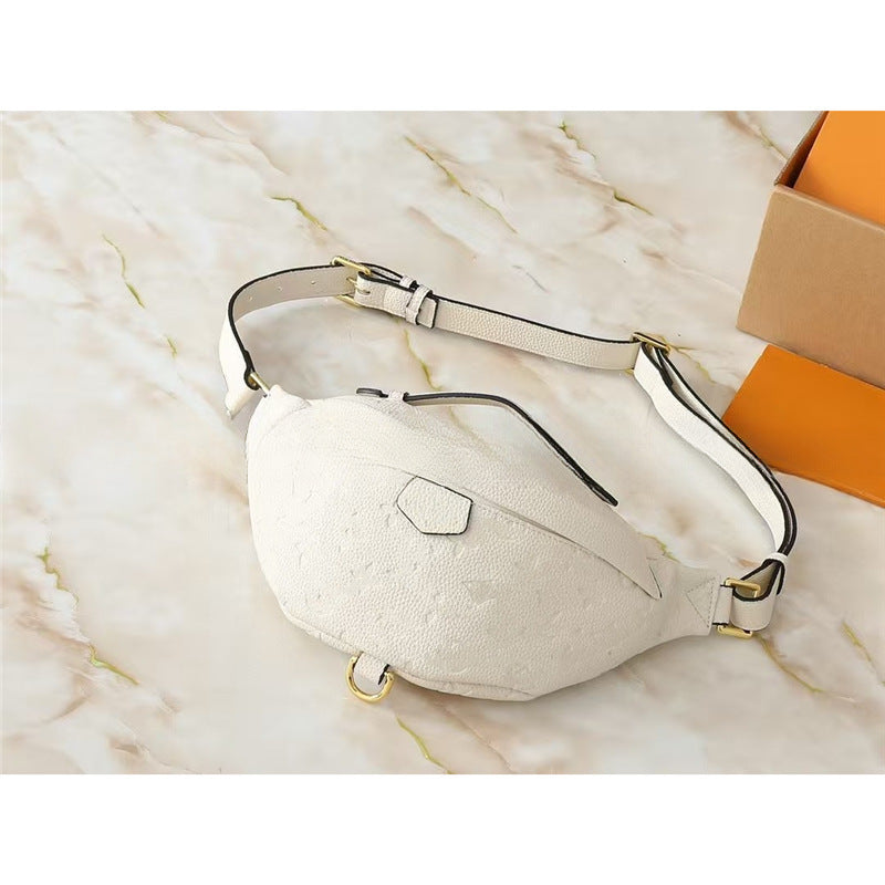 Patterned Waist Bag with Adjustable Strap and Top Handle