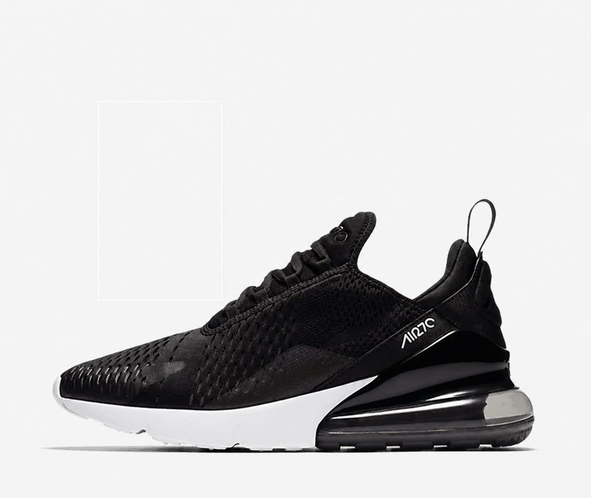 Men's Mesh Lace-Up Sneakers with Visible Heel Air Cushion and Pull Tab