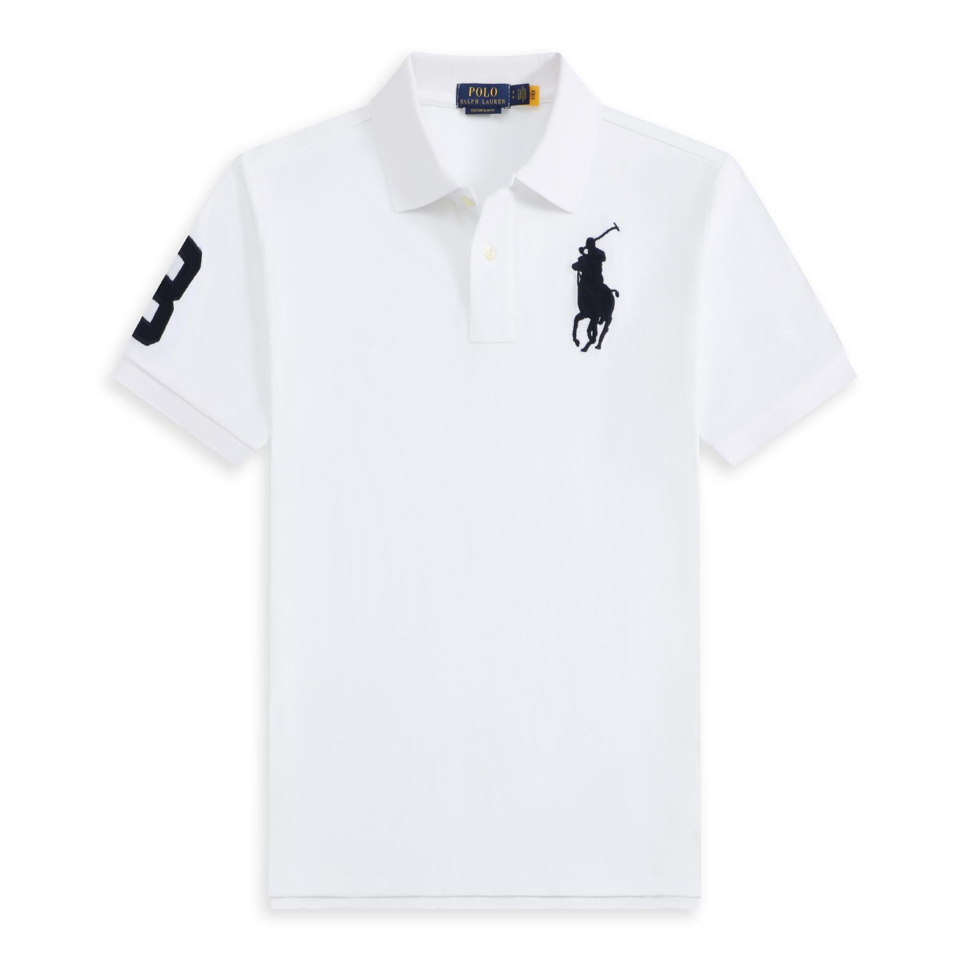 Embroidered Crest Polo Shirt With Short Sleeves