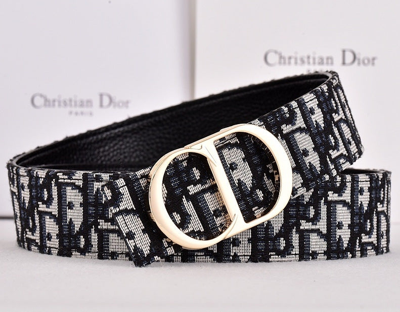 Figure Eight Buckle Belt For Men Premium Interlocking Ring Belt With Sleek Craftsmanship