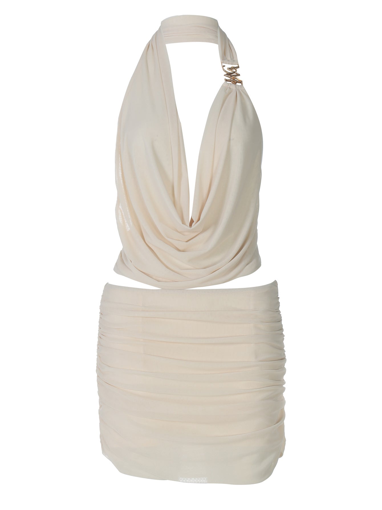 Cross Border Street Style Cutout Set Premium Edition for Modern Nightlife Couture