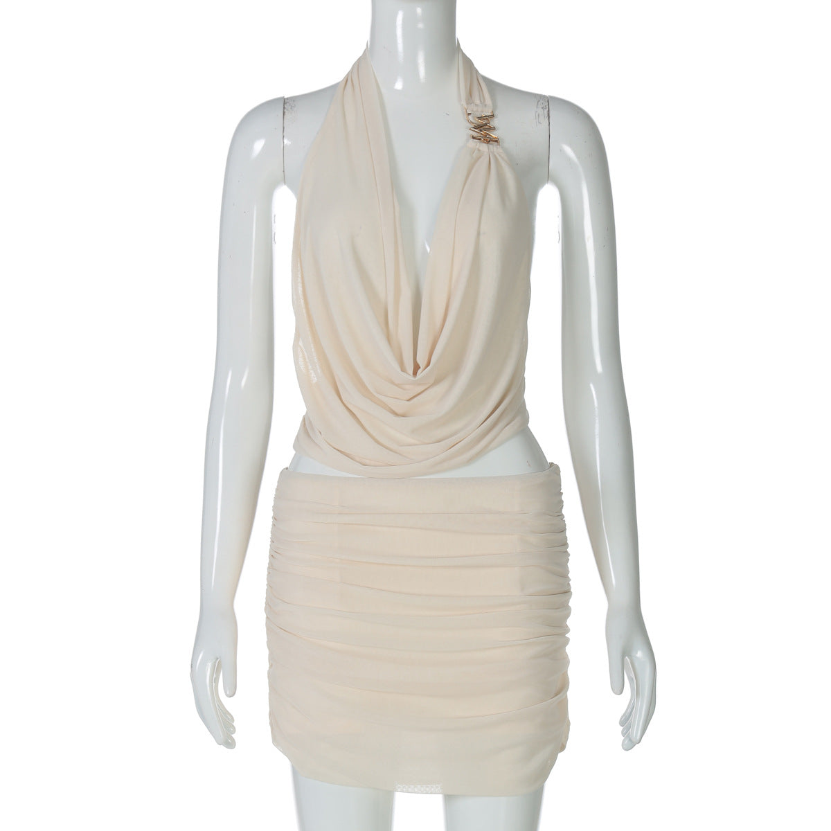 Cross Border Street Style Cutout Set Premium Edition for Modern Nightlife Couture
