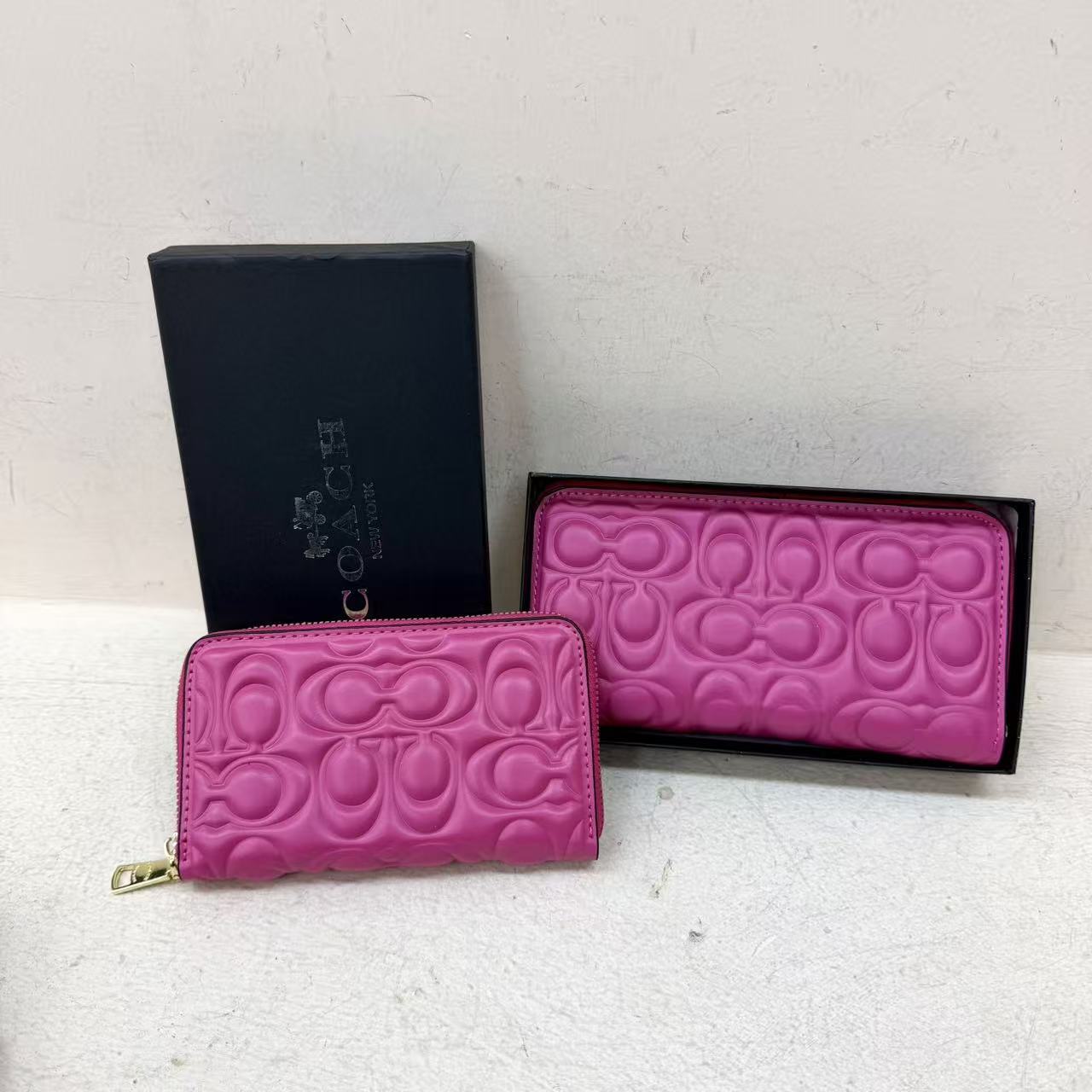 Luxe Circle Quilted Wallet Clutch Long Zippered Coin Purse For Women Fashionable Evening Bag