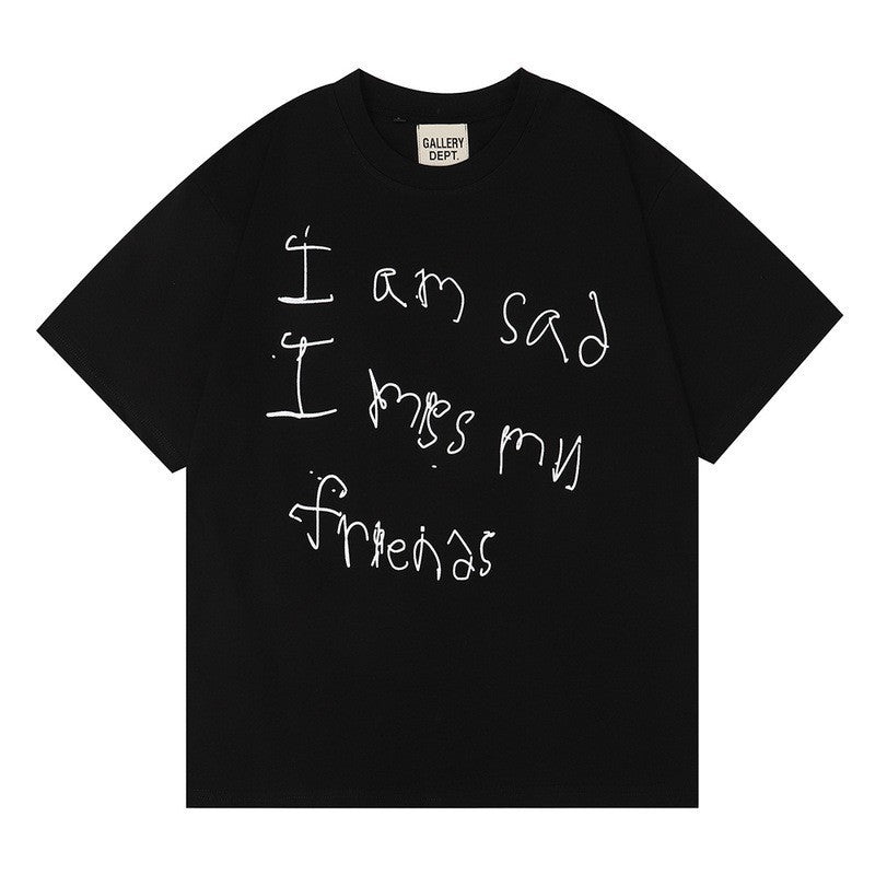 Front Lettering Everyday Tee With Bold Streetwear Inspired Print For Confident Daily Wear That Elevates Any Outfit