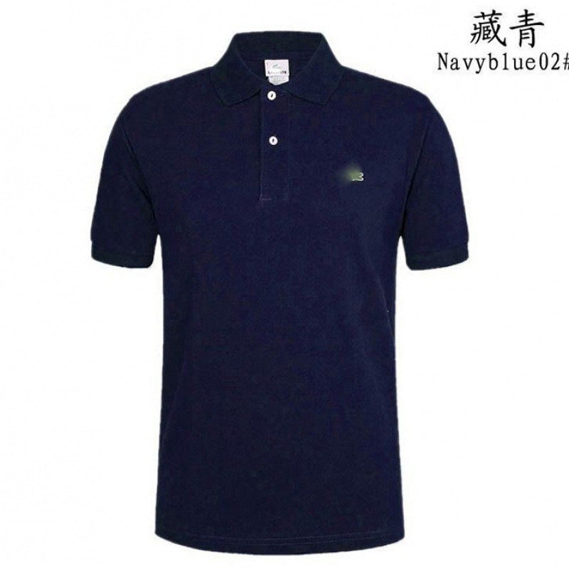 Luxe Embroidered Polo Shirt With Two Button Detail