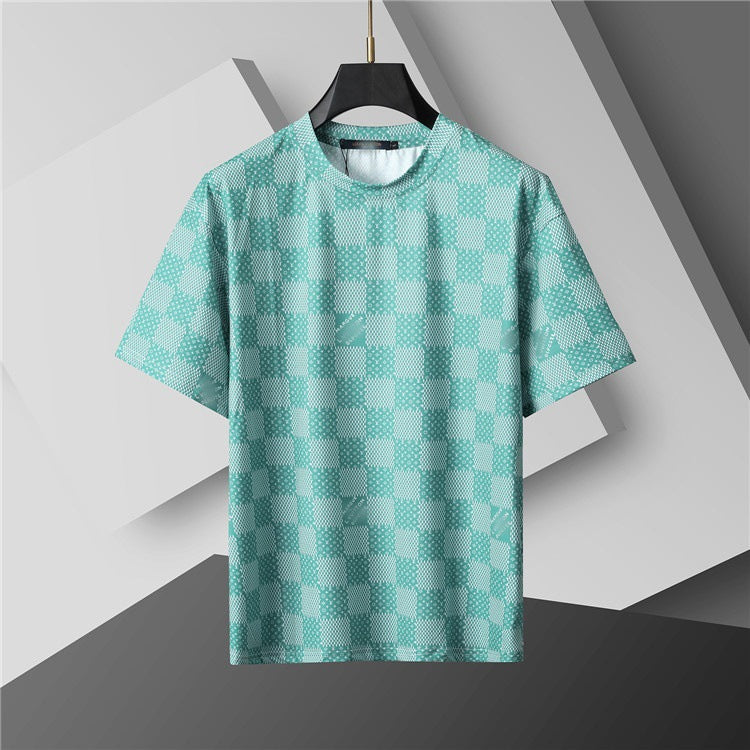 Urban Checkerboard Luxe Tee For Everyday Impact