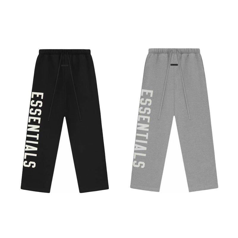 2024 FOG sub-line ESSENTIALS Unisex Straight-leg Sweatpants American Trend Retro Bigfoot Pants