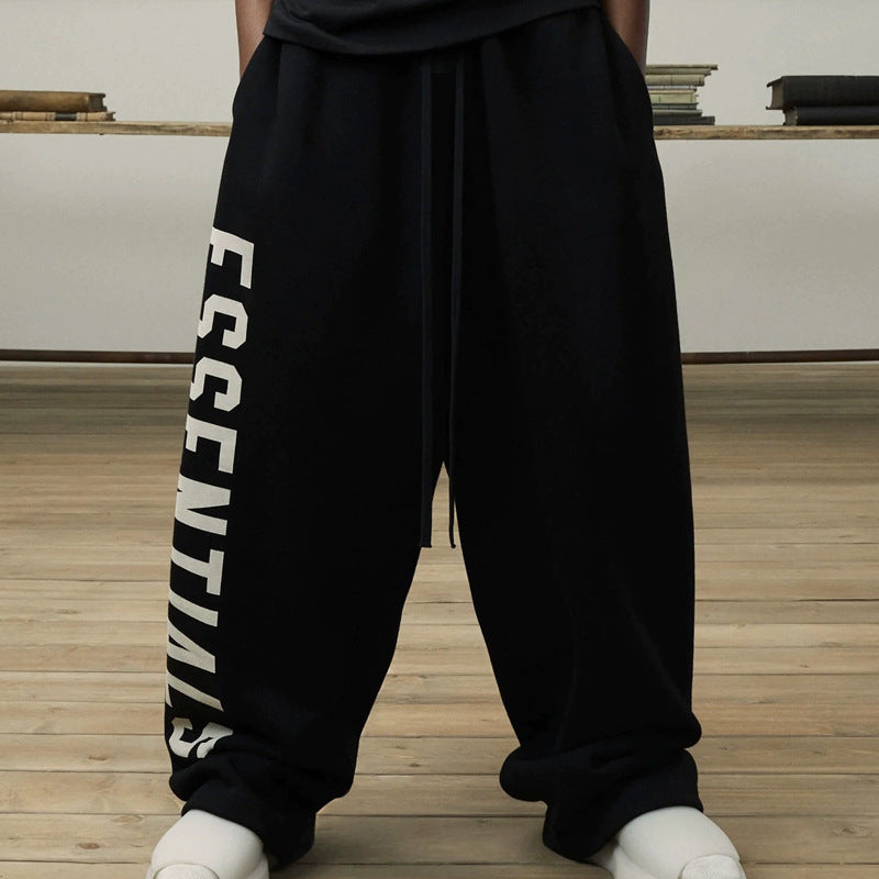 2024 FOG sub-line ESSENTIALS Unisex Straight-leg Sweatpants American Trend Retro Bigfoot Pants