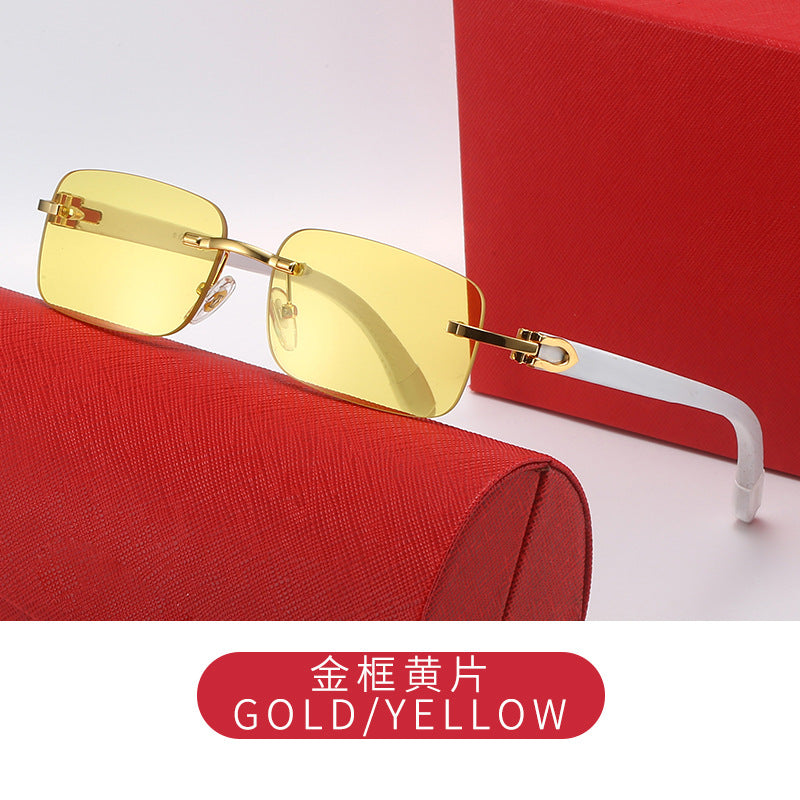 Luxe Frameless Sunglasses Ultra Slim Silhouette For Modern Confident Style Everyday Luxury