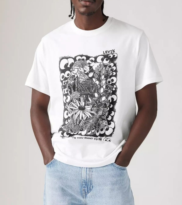 Crew Neck Short Sleeve Graphic T-Shirt