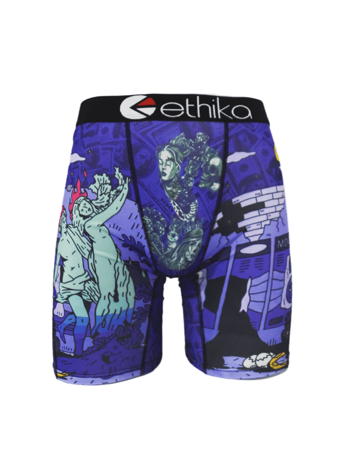 Eth. fashion trend print boxers, men's boxers, beach pants