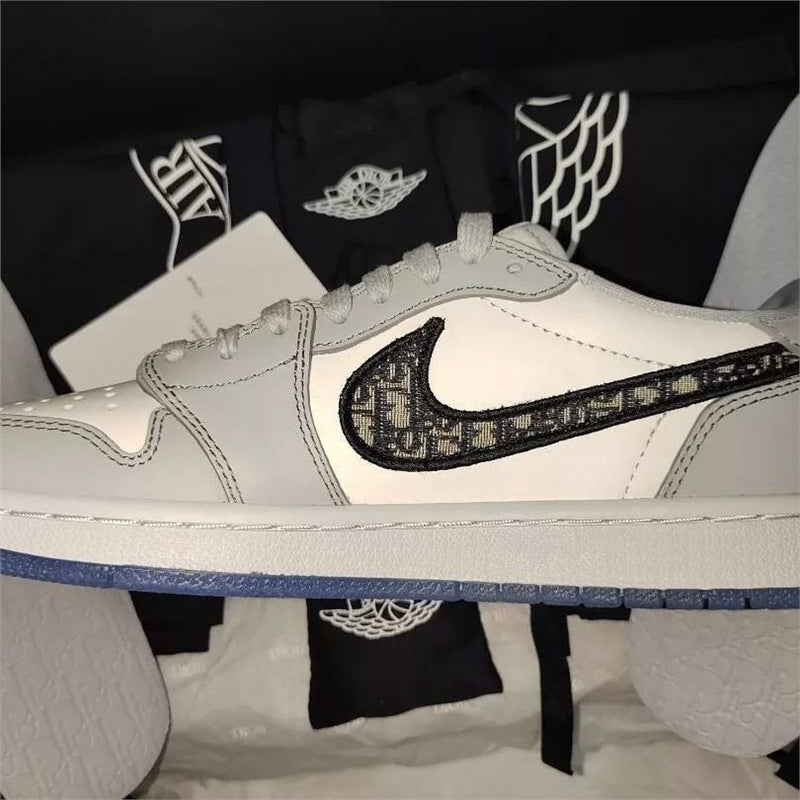 AJ1 Elite Patterned Street Shoes Low