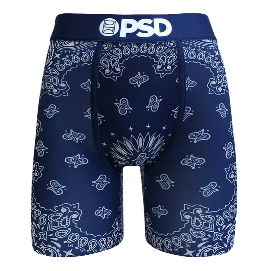 PSD American Men's  Cartoon Print Sports Quick Dry Running Fitness Boxer Shorts Swim Trunks Boys Trend
