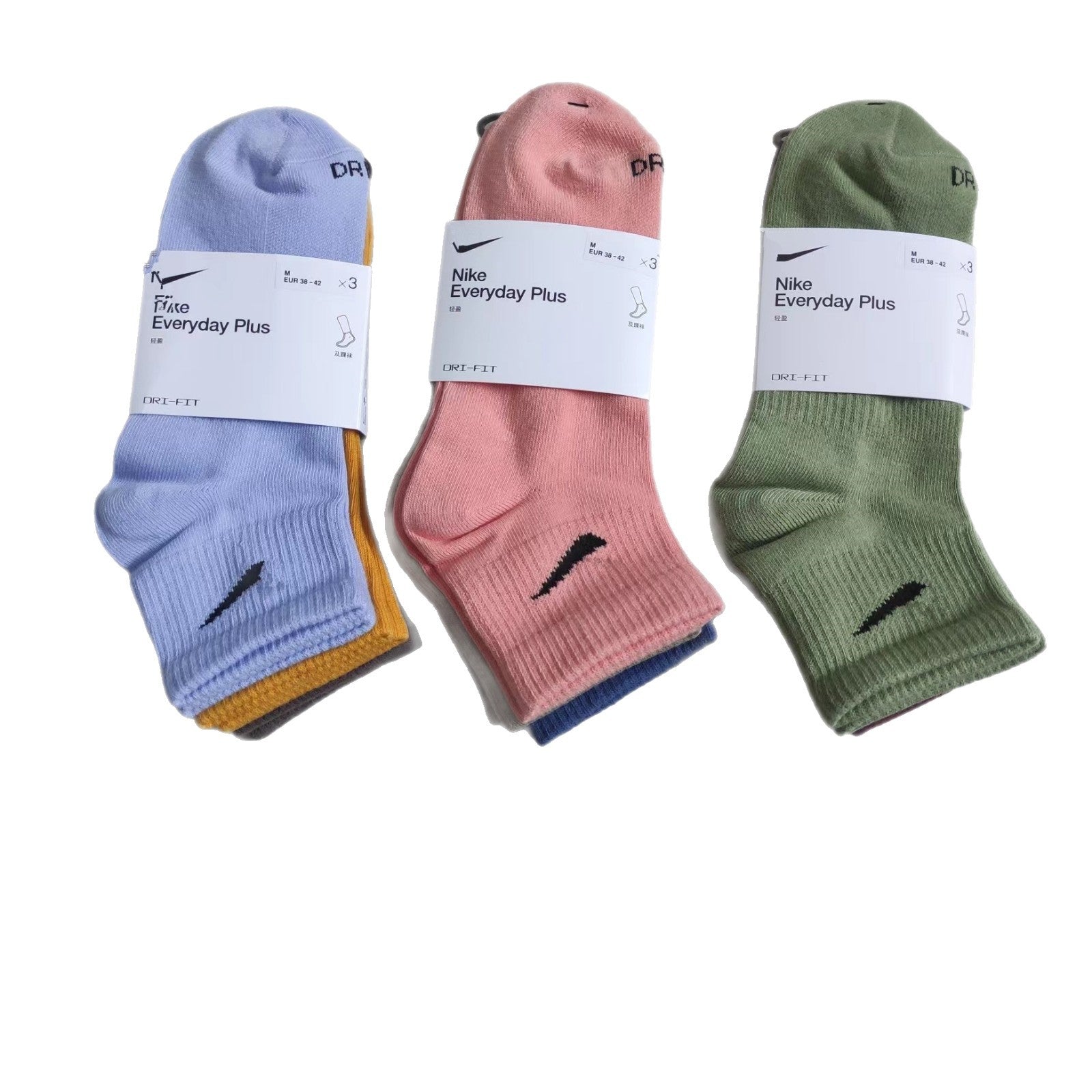 Colored cross-border socks, women's cotton socks, four seasons Internet celebrities, solid color, American retro outerwear, sports socks