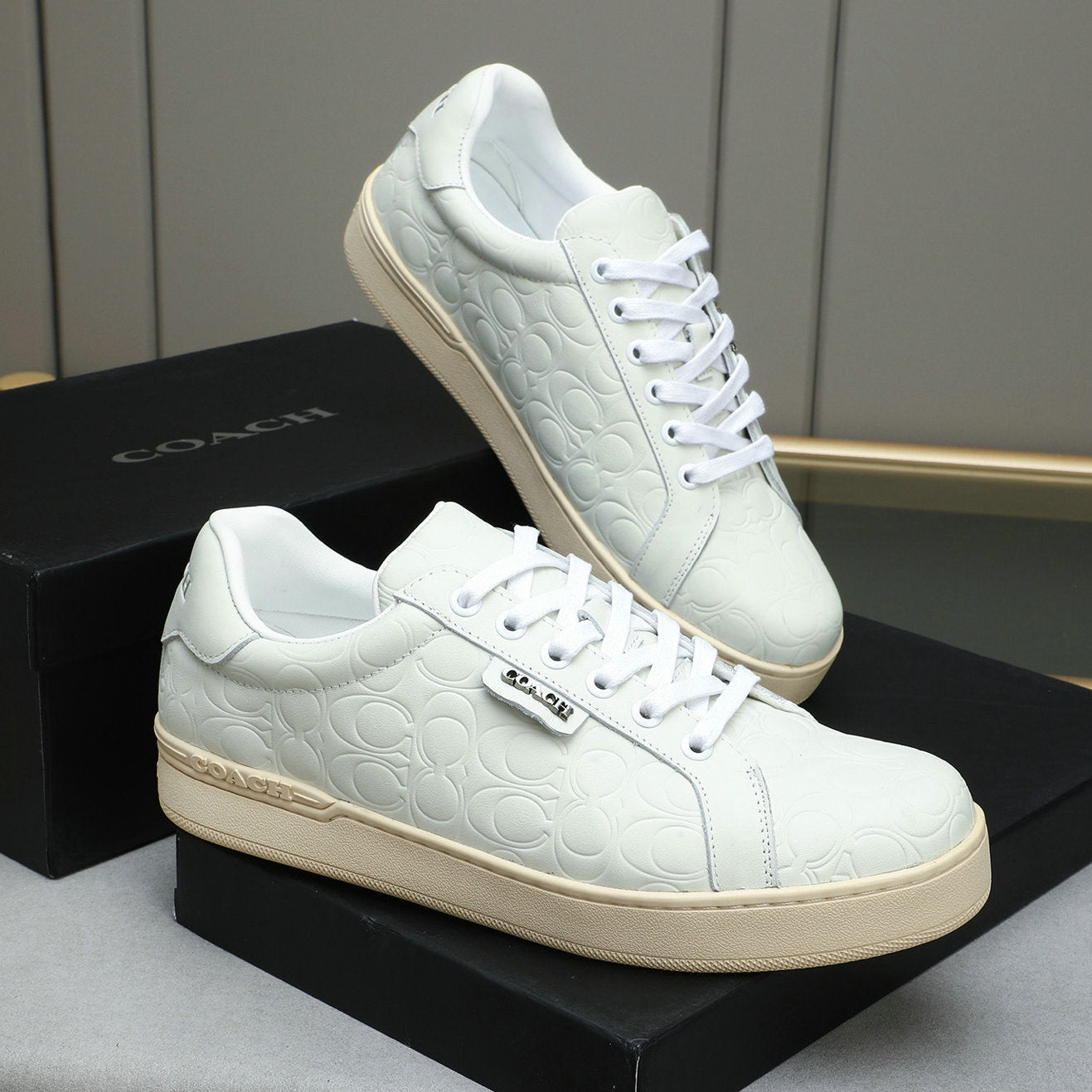 Men's Premium Lace Up Casual Board Sneakers