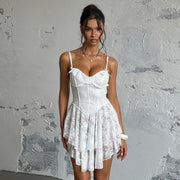 Luxe Line Spaghetti Strap Dress